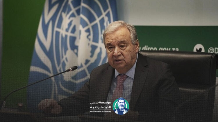 غوتيريش: استخدام القوة ضد إيران تهديد مباشر للسلم والأمن الدوليين
